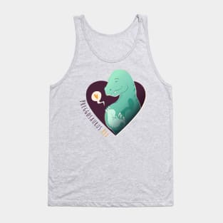 PREGGOSAURUS REX FUNNY PREGNANCY Tank Top